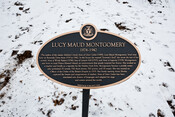 Lucy Maud Montgomery Commemorative Plaque, 2019.