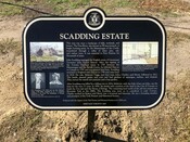 Scadding Estate Commemorative Plaque, 2020.