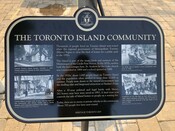 Toronto Island Community Commemorative Plaque, 2019.