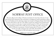 Norway Post Office Commemorative Plaque, 2019.