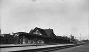 West Toronto Station, Canadian Pacific Railway, Old Weston Road, e. side, n. of Dundas St., Toronto, 1952. Photo by James V. Salmon. Courtesy of the Toronto Public Library.