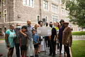Beverly Mascoll plaque unveiling, July 9, 2021.