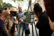 Beverly Mascoll plaque unveiling, July 9, 2021.