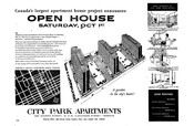 City Park Apartments newspaper advertisement, September 28, 1955.