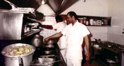 Chefs at the King Street location of the Underground Railroad Restaurant, 1974.