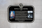 Royal York Hotel Commemorative plaque, 2021.