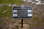 South Humber Park Pavilion Commemorative plaque, 2021.