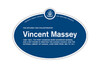 Vincent Massey Legacy plaque, 2018.