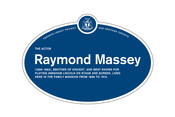 Raymond Massey Legacy plaque, 2018.