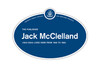 Jack McClelland Legacy plaque, 2017.