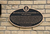 Brunswick-Balke-Collender Co., 1905, Heritage Property plaque, 2021.