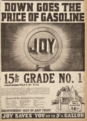 Joy Oil advertisement, February 16, 1938. Toronto Daily Star.