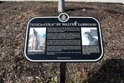 "Cola-Cola" by Walter Yarwood Commemorative plaque, 2018.