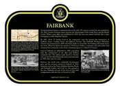 Fairbank Commemorative Plaque, 2018