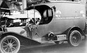 One of Toronto's first motorized ambulances, circa
1912. City of Toronto Archives