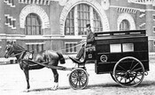 Ambulance A, the first police ambulance, circa 1891. Toronto Police Museum