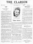 Front page of the Clarion newspaper, December 1946. Nova Scotia Archives.