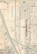 McGregor's Ropewalk, 1884. Goad’s Atlas of the City of Toronto.