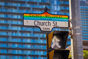 Church Street sign, August 6, 2022. Image by Ashley Duffus.