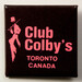 Pin from Club Colby's, circa 1990s, Courtesy of the Arquives.