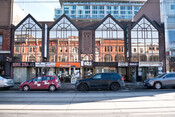 The former location for the Church of All Nations, 425 Queen Street West, March 6, 2022. Image by Herman Custodio.