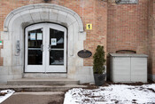 Entrance to Humbercrest Public School, 14 St. Marks Road, December 28, 2021. Image by Herman Custodio.