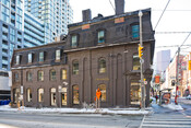William Copeland Buildings, 247 King Street East, February 6, 2022. Image by Herman Custodio.